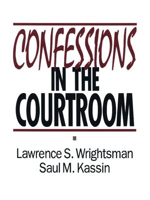 cover image of Confessions in the Courtroom